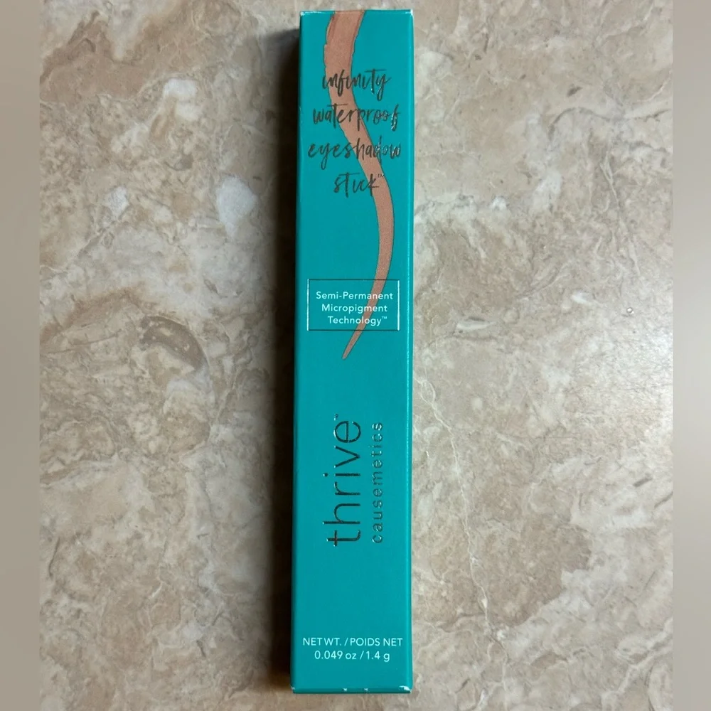 Thrive causemetics Infinity Waterproof Eyeshadow Stick SHANEY JO Caramel Matte